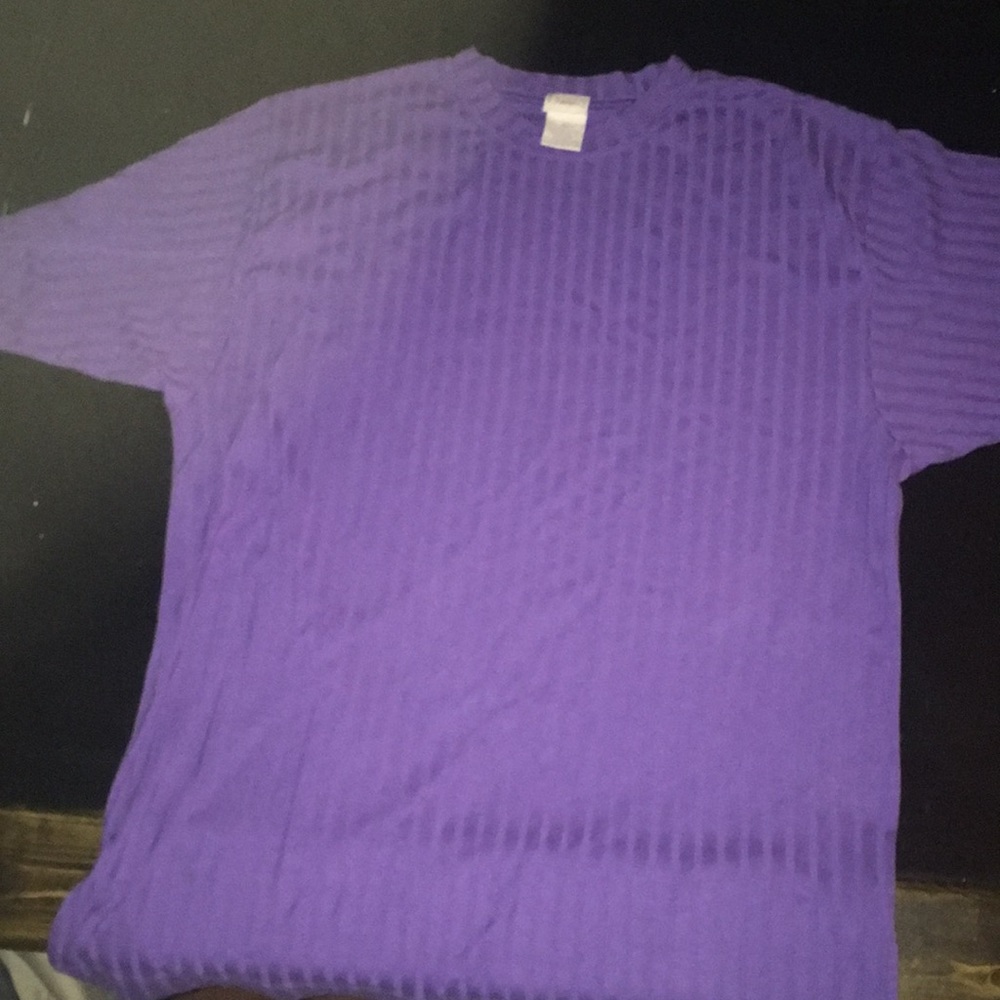 Men's Honors Casual short sleeve shirt purple sz L